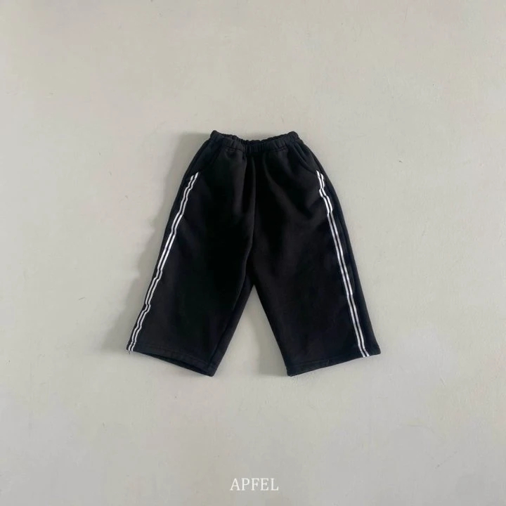 Apfel - Korean Children Fashion - #designkidswear - Black Pink Pants - 2