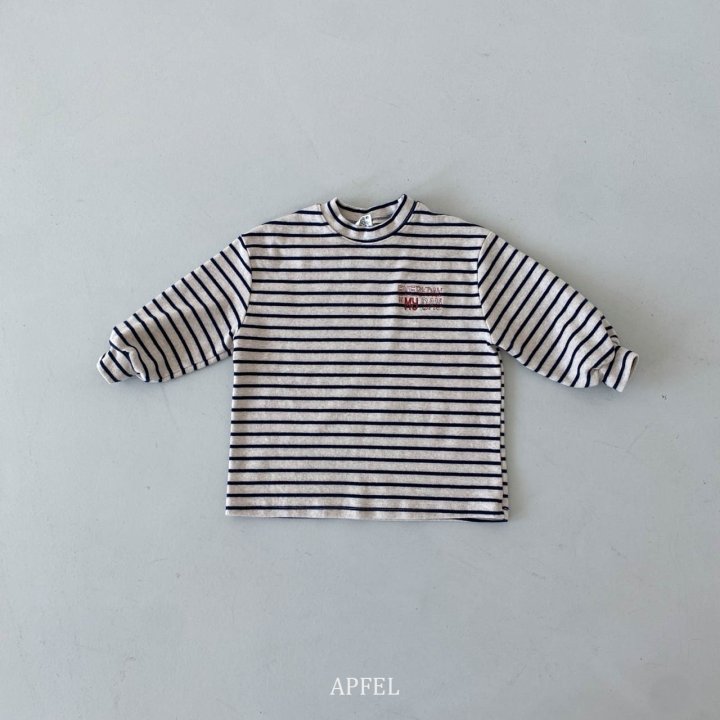 Apfel - Korean Children Fashion - #kidsshorts - Day Stripe Tee - 2