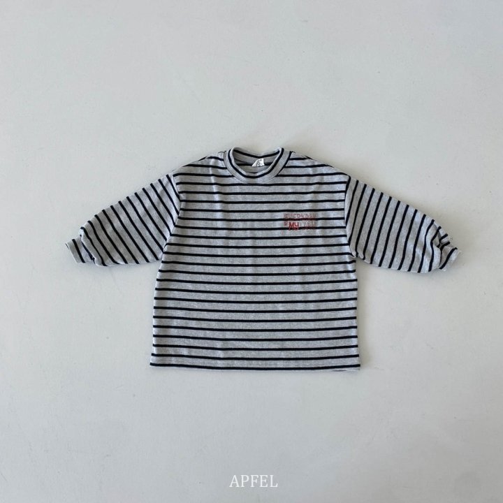 Apfel - Korean Children Fashion - #kidsstore - Day Stripe Tee - 3