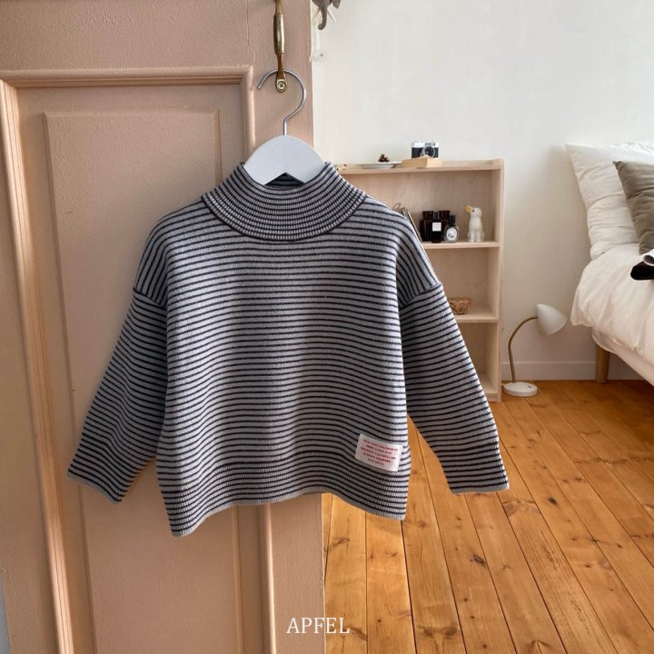 Apfel - Korean Children Fashion - #littlefashionista - BB Fleece Mockneck Tee - 10