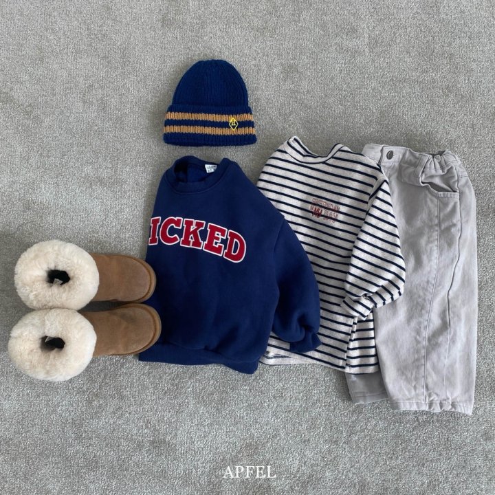 Apfel - Korean Children Fashion - #littlefashionista - Day Stripe Tee - 6