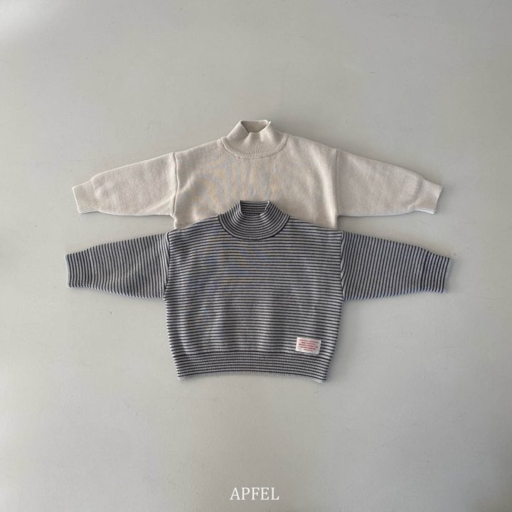 Apfel - Korean Children Fashion - #magicofchildhood - BB Fleece Mockneck Tee - 11