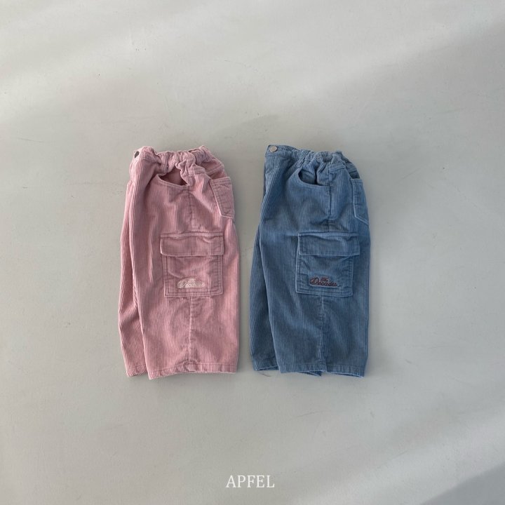 Apfel - Korean Children Fashion - #stylishchildhood - Pocket Corduroy Pants - 2