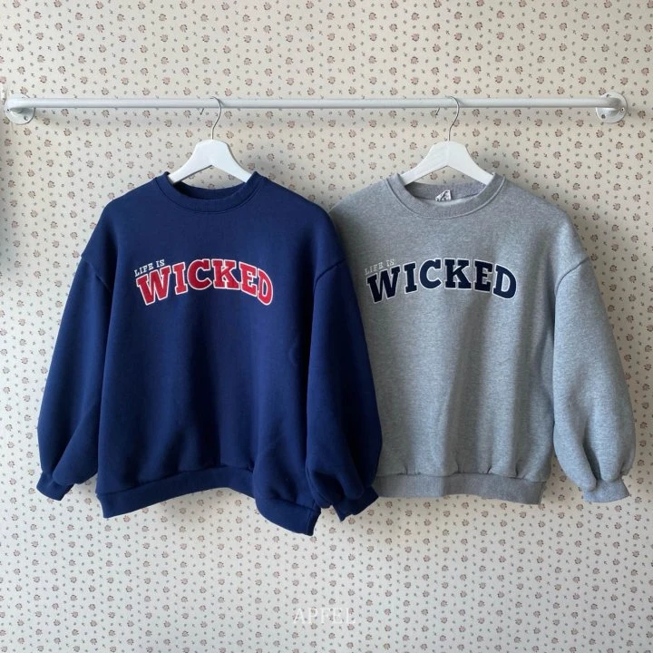 Apfel - Korean Children Fashion - #prettylittlegirls - Wicked Sweatshirts with Mom - 4