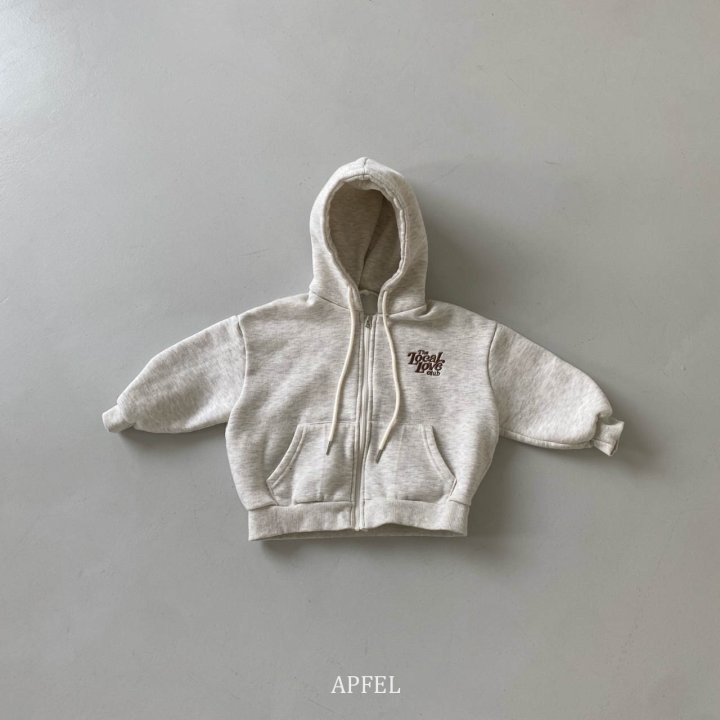 Apfel - Korean Children Fashion - #todddlerfashion - L Hooded Zip-up Jacket - 3