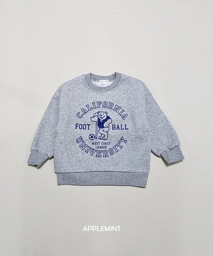 Applemint - Korean Children Fashion - #Kfashion4kids - Football Sweatshirts