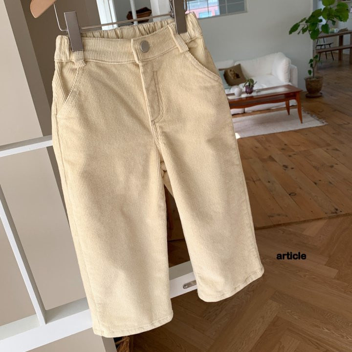 Article - Korean Children Fashion - #childofig - Bakery Corduroy Pants - 8