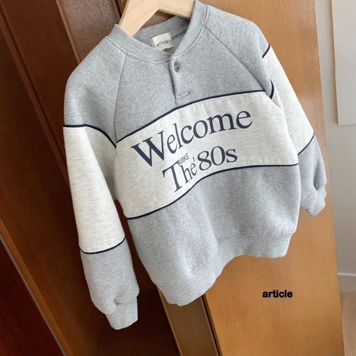 Article - Korean Children Fashion - #childofig - Welcome Piping Tee - 8