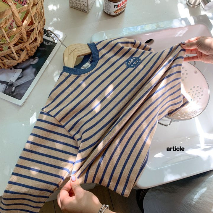 Article - Korean Children Fashion - #childrensboutique - Post Stripe Tee - 7