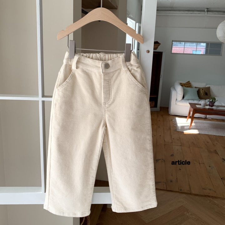 Article - Korean Children Fashion - #fashionkids - Bakery Corduroy Pants - 12