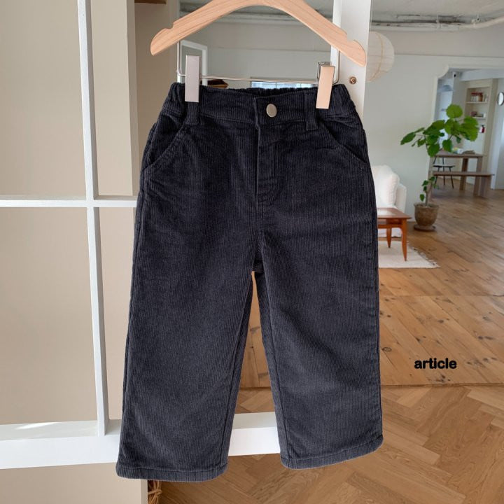 Article - Korean Children Fashion - #minifashionista - Bakery Corduroy Pants - 3