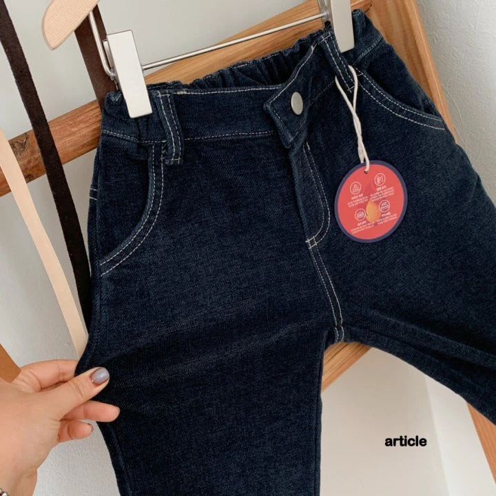 Article - Korean Children Fashion - #stylishchildhood - Veloa Denim Pants - 5