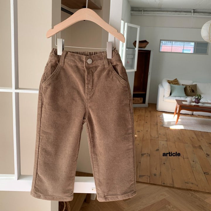 Article - Korean Children Fashion - #todddlerfashion - Bakery Corduroy Pants - 5