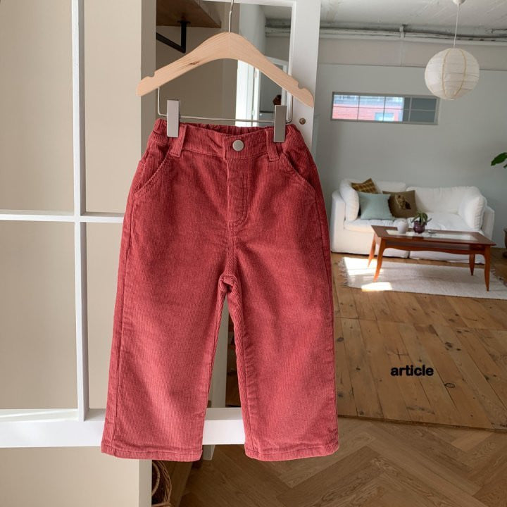 Article - Korean Children Fashion - #toddlerclothing - Bakery Corduroy Pants - 6