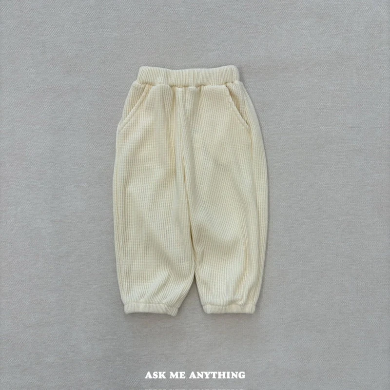 Ask Me Anything - Korean Children Fashion - #Kfashion4kids - Bagel Fleece Pants - 7