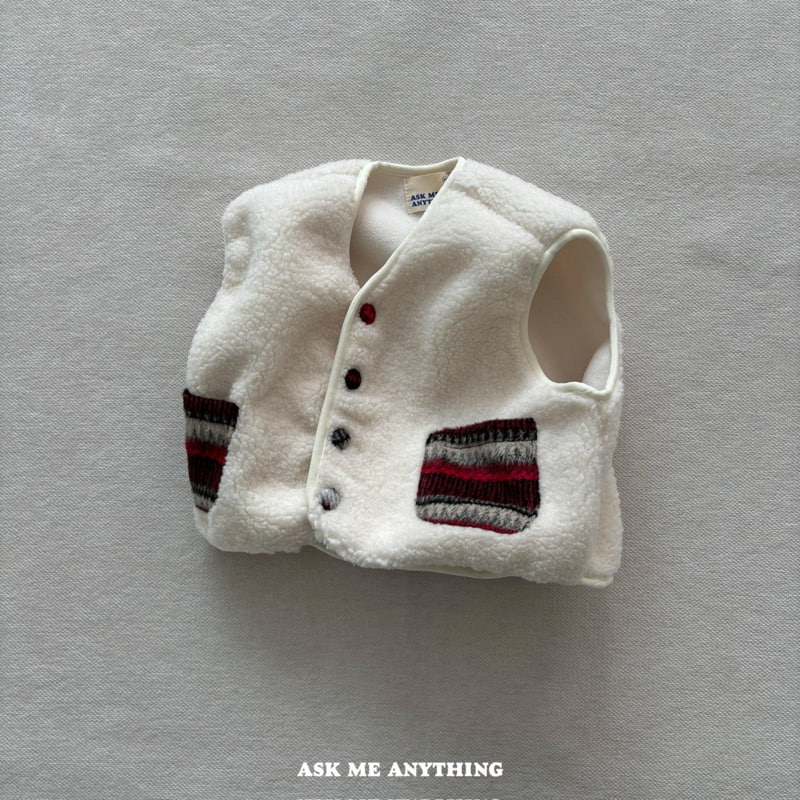 Ask Me Anything - Korean Children Fashion - #Kfashion4kids - Merry Vest - 6