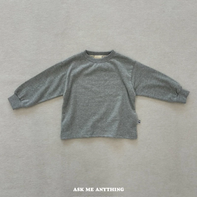 Ask Me Anything - Korean Children Fashion - #discoveringself - Basic Fleece Tee - 3