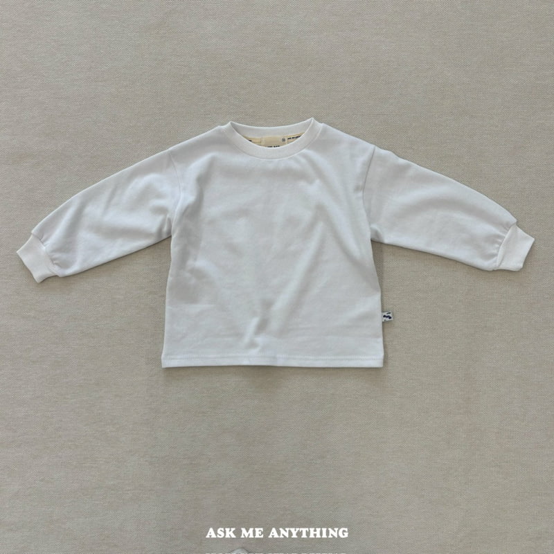 Ask Me Anything - Korean Children Fashion - #kidsstore - Basic Fleece Tee - 6