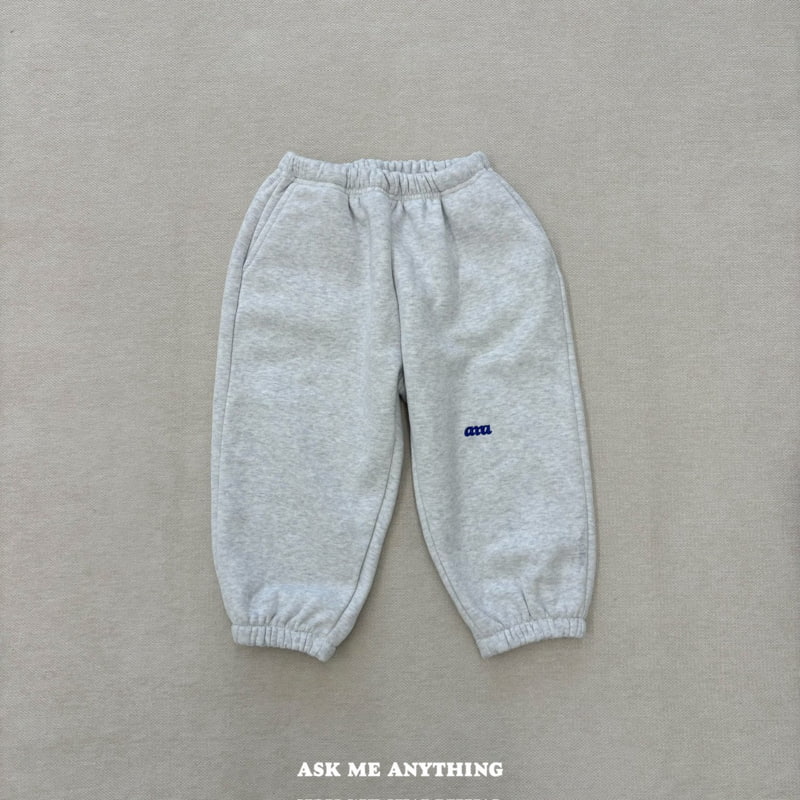 Ask Me Anything - Korean Children Fashion - #kidzfashiontrend - AMA Fleece Pants - 2