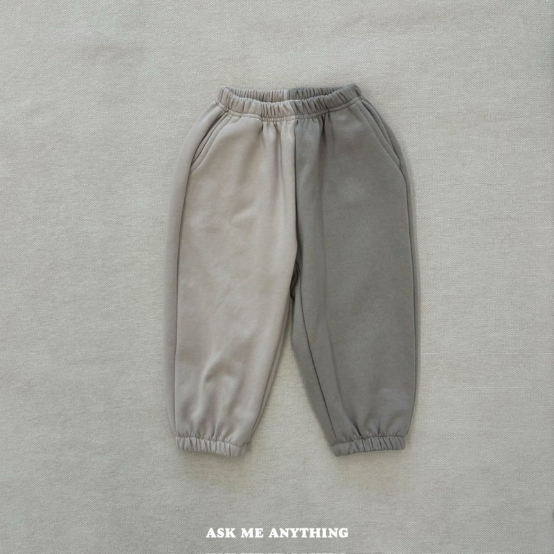 Ask Me Anything - Korean Children Fashion - #littlefashionista - Half Fleece Pants - 2