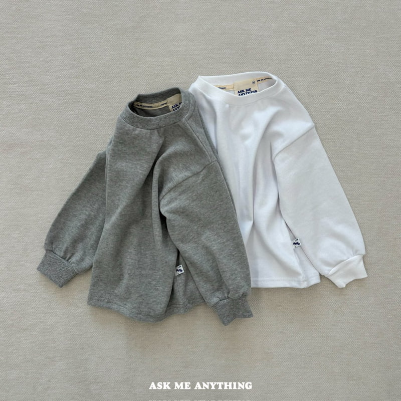 Ask Me Anything - Korean Children Fashion - #littlefashionista - Basic Fleece Tee - 9