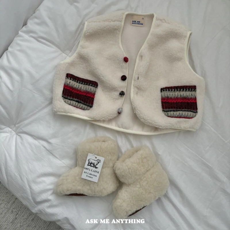 Ask Me Anything - Korean Children Fashion - #littlefashionista - Merry Vest - 7