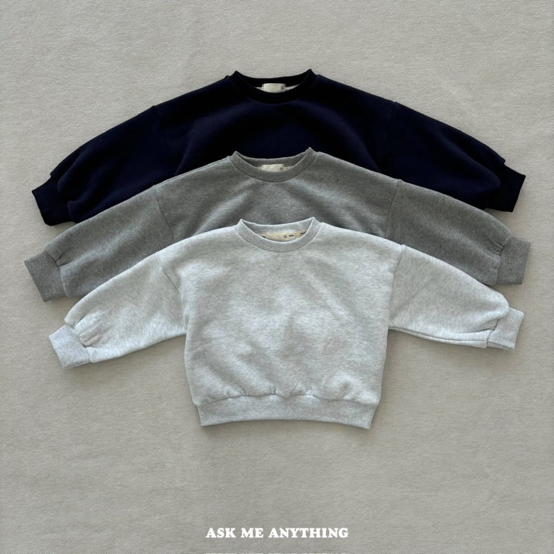 Ask Me Anything - Korean Children Fashion - #littlefashionista - AMA Fleece Sweatshirt - 3