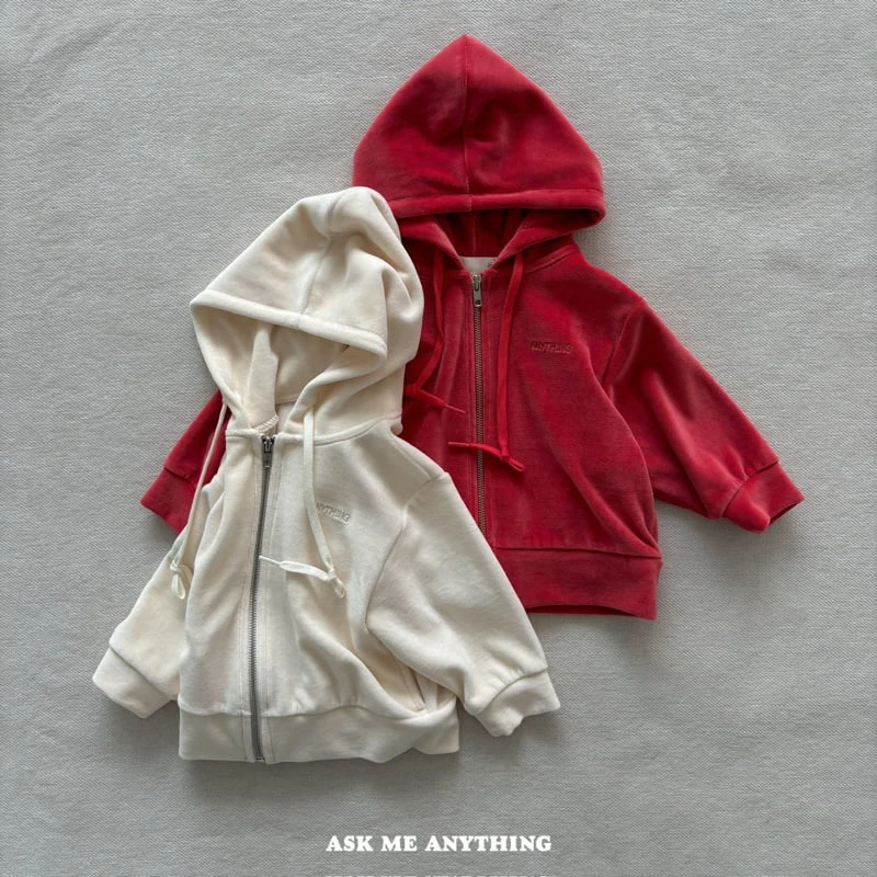 Ask Me Anything - Korean Children Fashion - #magicofchildhood - Candy Hood Zip-up - 12