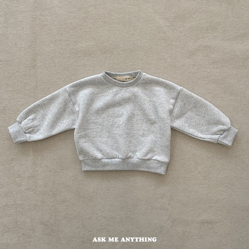 Ask Me Anything - Korean Children Fashion - #littlefashionista - AMA Fleece Sweatshirt - 4