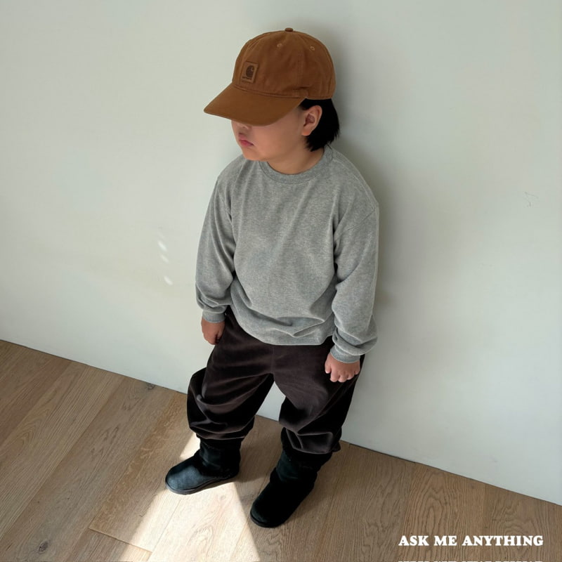 Ask Me Anything - Korean Children Fashion - #minifashionista - Basic Fleece Tee - 11