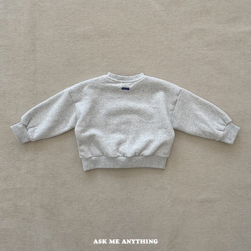 Ask Me Anything - Korean Children Fashion - #minifashionista - AMA Fleece Sweatshirt - 5