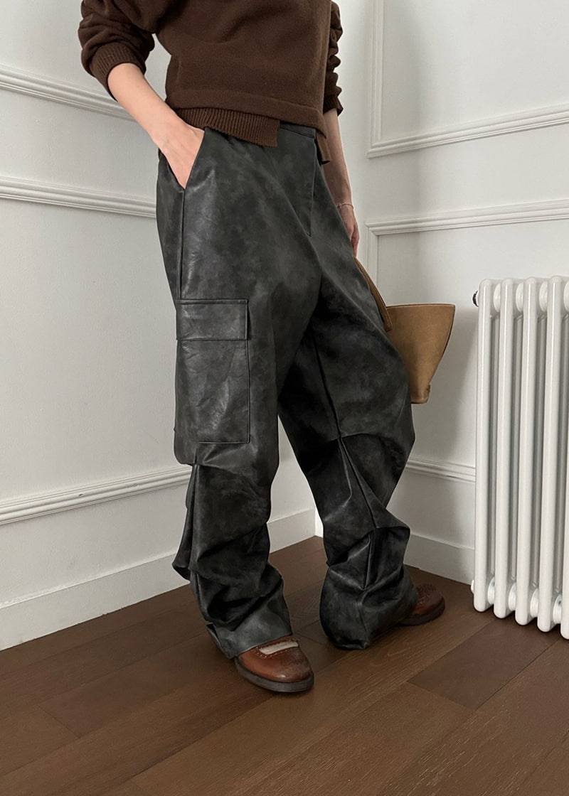 Auver_Fit - Korean Women Fashion - #womensfashion - Vintage Cargo Pants