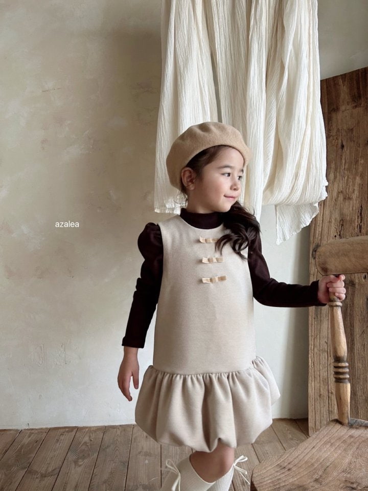 Azalea - Korean Children Fashion - #childofig - Warm Peach Turtleneck Tee - 9