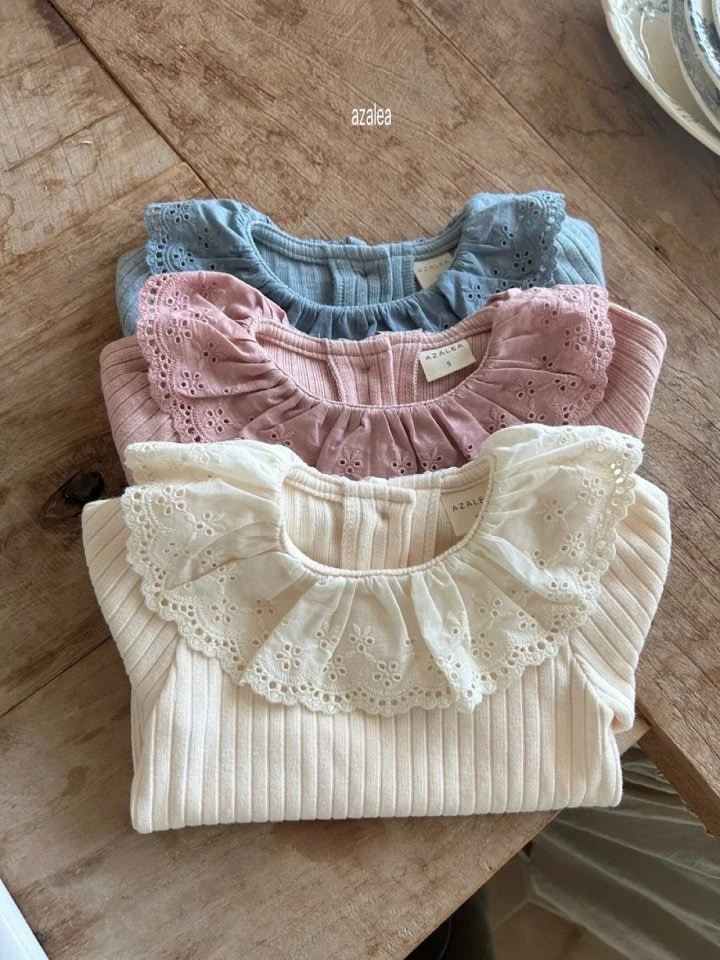 Azalea - Korean Children Fashion - #discoveringself - Smoothie Lace Knit - 3