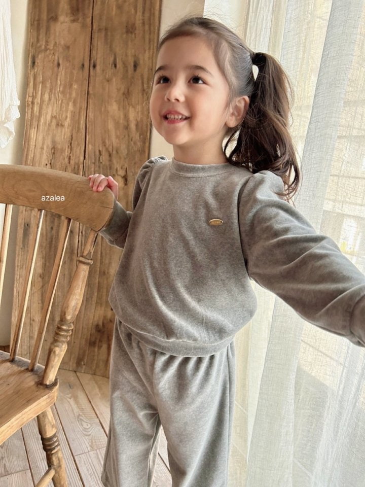 Azalea - Korean Children Fashion - #kidsshorts - Cotton Veloa Set-up - 4