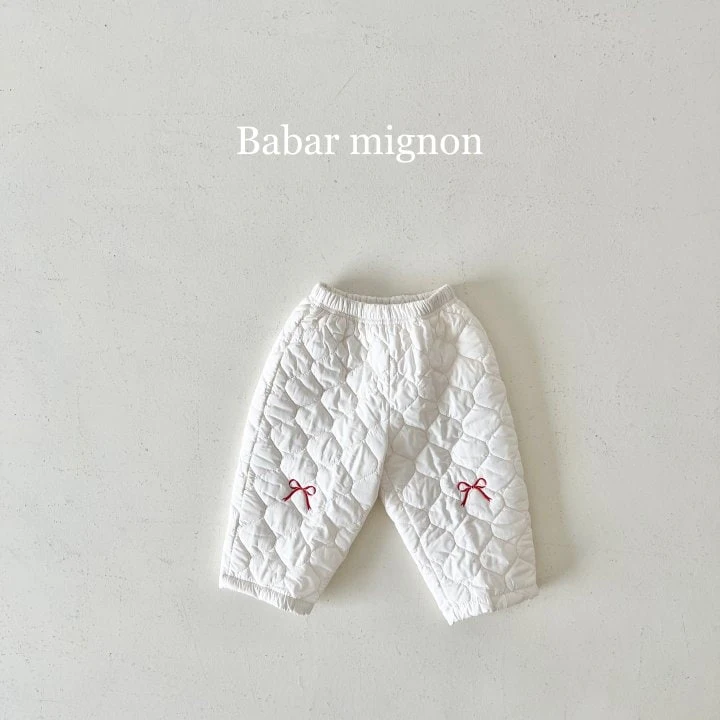 Babar Mignon - Korean Children Fashion - #Kfashion4kids - Water Drop Ribbon Pants - 10