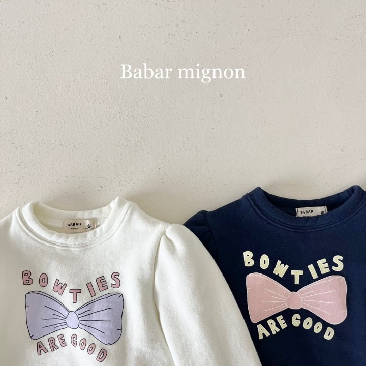 Babar Mignon - Korean Children Fashion - #Kfashion4kids - Soft Ribbon Sweatshirts - 5