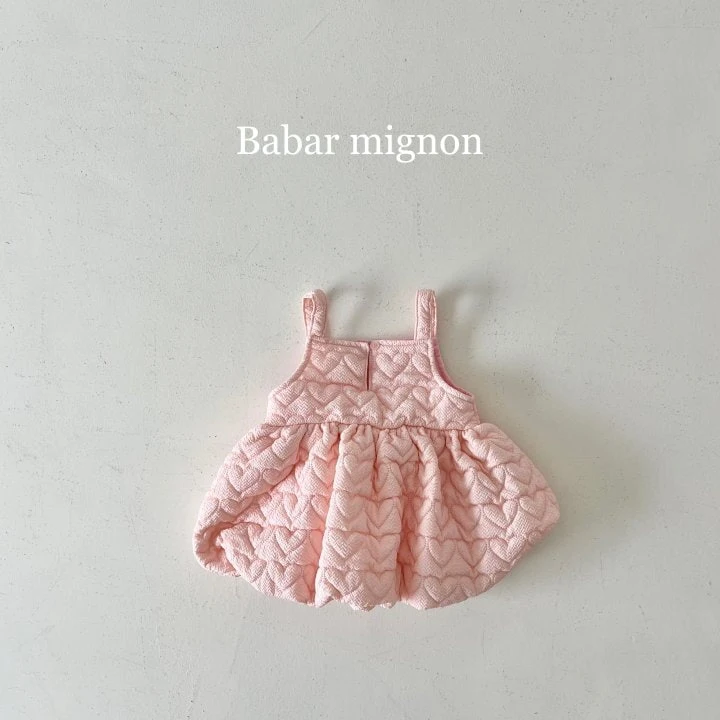 Babar Mignon - Korean Children Fashion - #childofig - Padded Balloon Bustier One-piece - 11