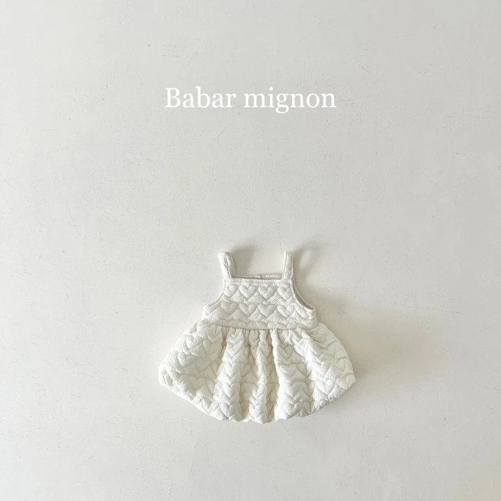 Babar Mignon - Korean Children Fashion - #childrensboutique - Padded Balloon Bustier One-piece - 12