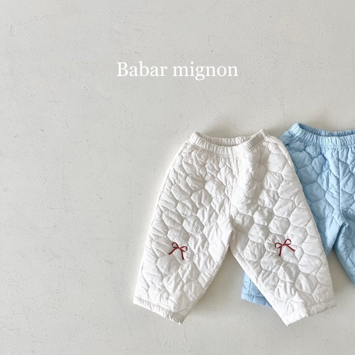 Babar Mignon - Korean Children Fashion - #childrensboutique - Water Drop Ribbon Pants - 4