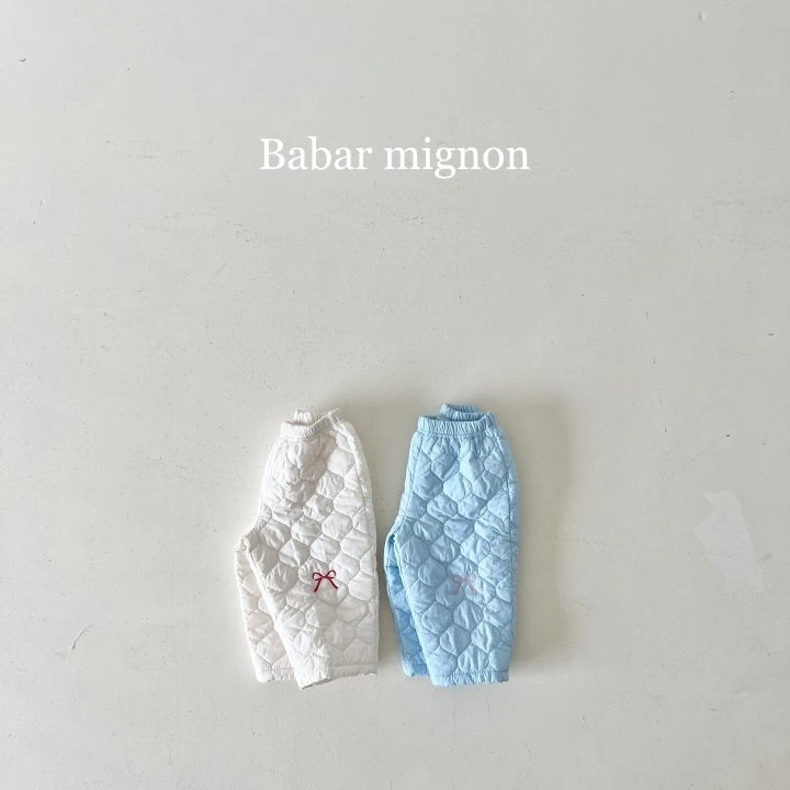 Babar Mignon - Korean Children Fashion - #discoveringself - Water Drop Ribbon Pants - 5