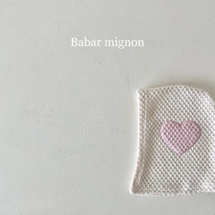 Babar Mignon - Korean Children Fashion - #discoveringself - Heart Balaclava - 12