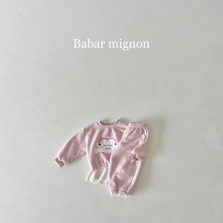 Babar Mignon - Korean Children Fashion - #fashionkids - Lace Top Bottom Set - 10