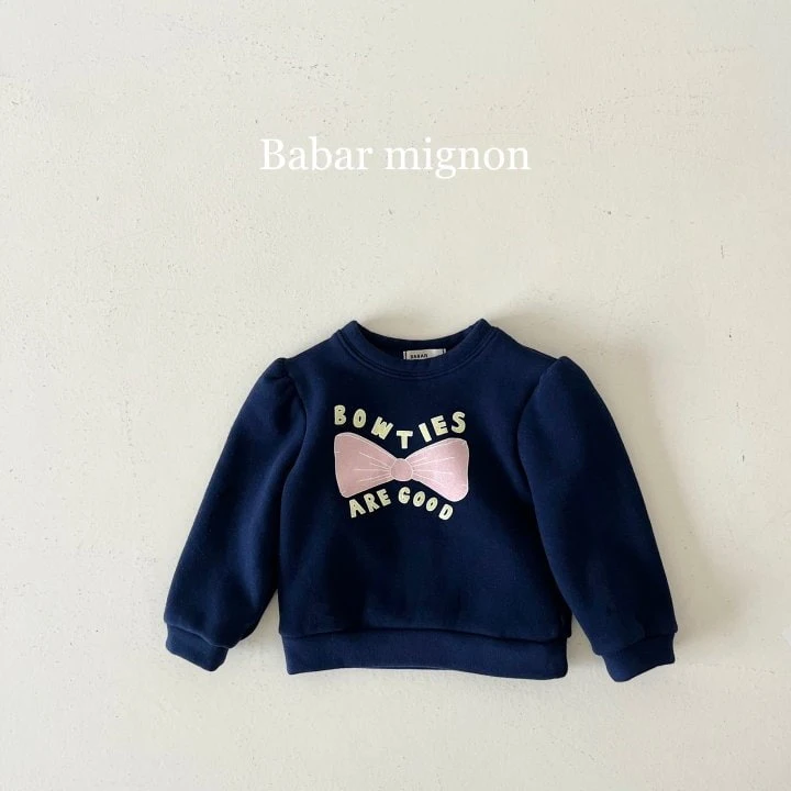 Babar Mignon - Korean Children Fashion - #magicofchildhood - Soft Ribbon Sweatshirts - 7