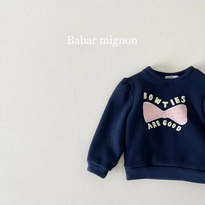 Babar Mignon - Korean Children Fashion - #minifashionista - Soft Ribbon Sweatshirts - 8