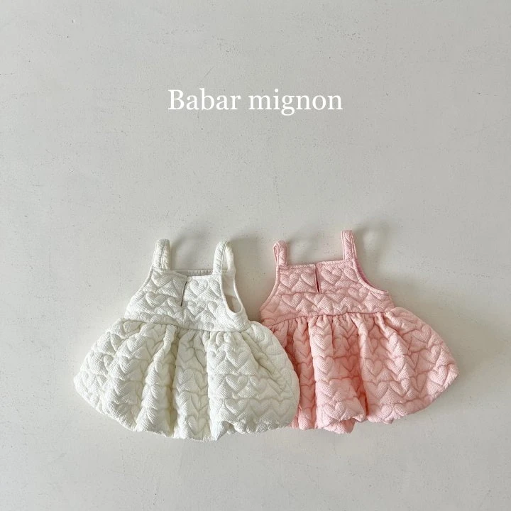 Babar Mignon - Korean Children Fashion - #minifashionista - Padded Balloon Bustier One-piece - 6