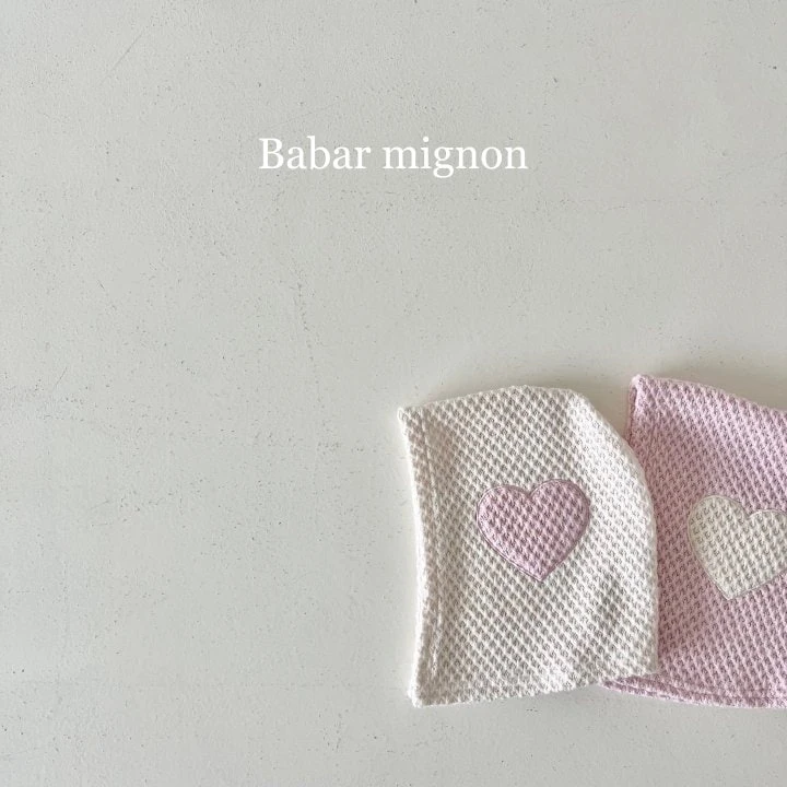 Babar Mignon - Korean Children Fashion - #magicofchildhood - Heart Balaclava - 4