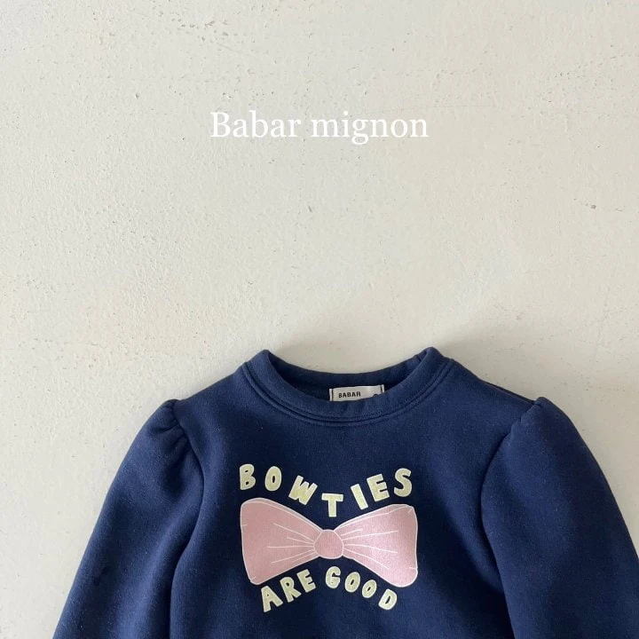 Babar Mignon - Korean Children Fashion - #prettylittlegirls - Soft Ribbon Sweatshirts - 9