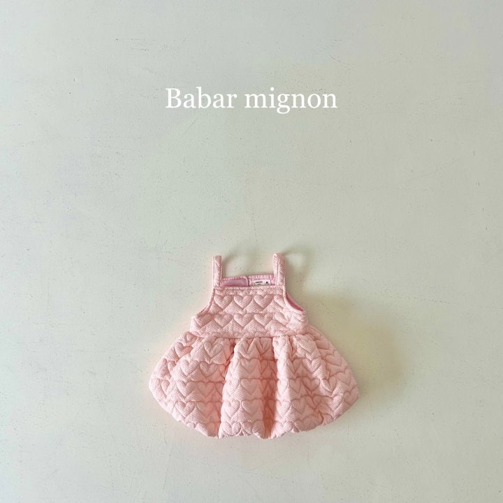 Babar Mignon - Korean Children Fashion - #prettylittlegirls - Padded Balloon Bustier One-piece - 7