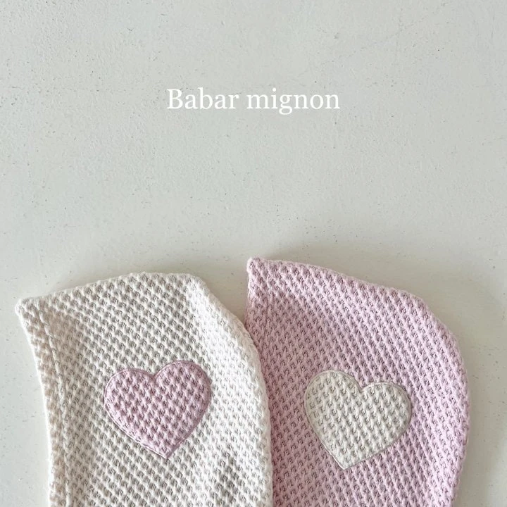 Babar Mignon - Korean Children Fashion - #prettylittlegirls - Heart Balaclava - 5